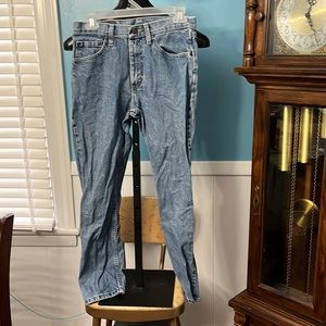 Wrangler 29x30 Straight Leg Jeans, medium wash